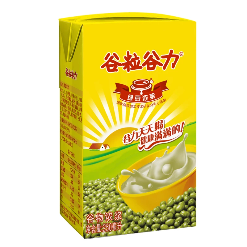 
Food Replacement Healthy 250ml Vegetable Protein Natural Soft Beverage Green Bean Grain Drink 