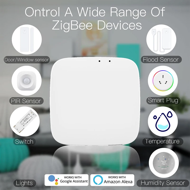Good Quality Wifi Tuya Smart Life Smart Home Automation Scene System Zigbee 3.0 Gateway Hub Bridge Remote Control Tuya APP - ANKUX.COM