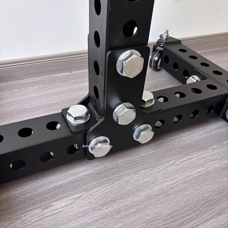 75x75mm Square Tube Squat Rack - Versatile Home Gym Power Cage