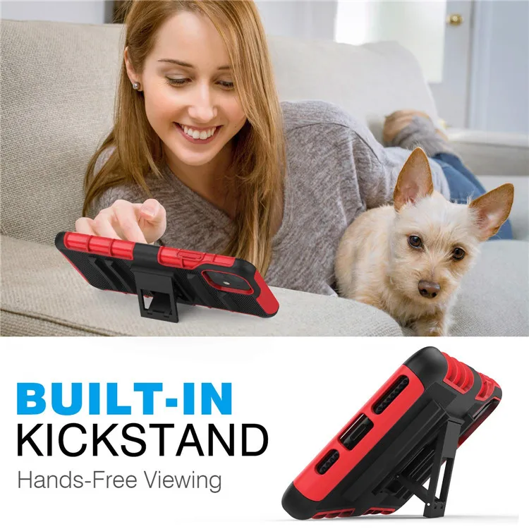 MoKo Wholesale belt clip PC hard protective cellphone case for iphone 11 6.1 inch 2019