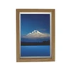Wood color picture frame 2.5