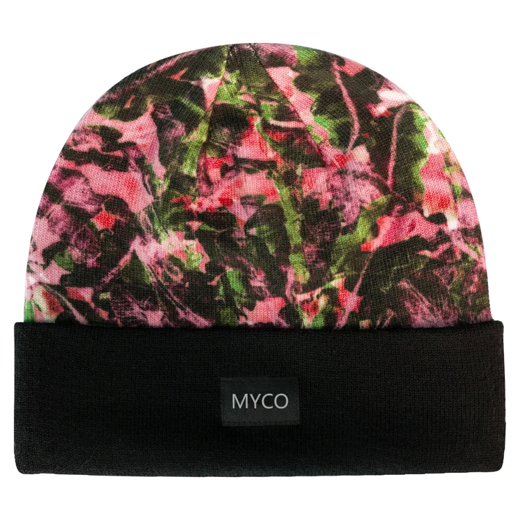 Own Design Winter Slouchy Custom Sublimation Printing Logo Acrylic