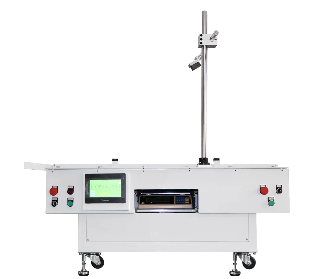 product high precision barcode scanning product weighingmes system upload visual inspection machine for packaging 3c phone laptops-2