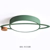 2019 china wholesale acrylic decoration 12 inch round aluminum new 3 color to switch macaron lighting ceiling
