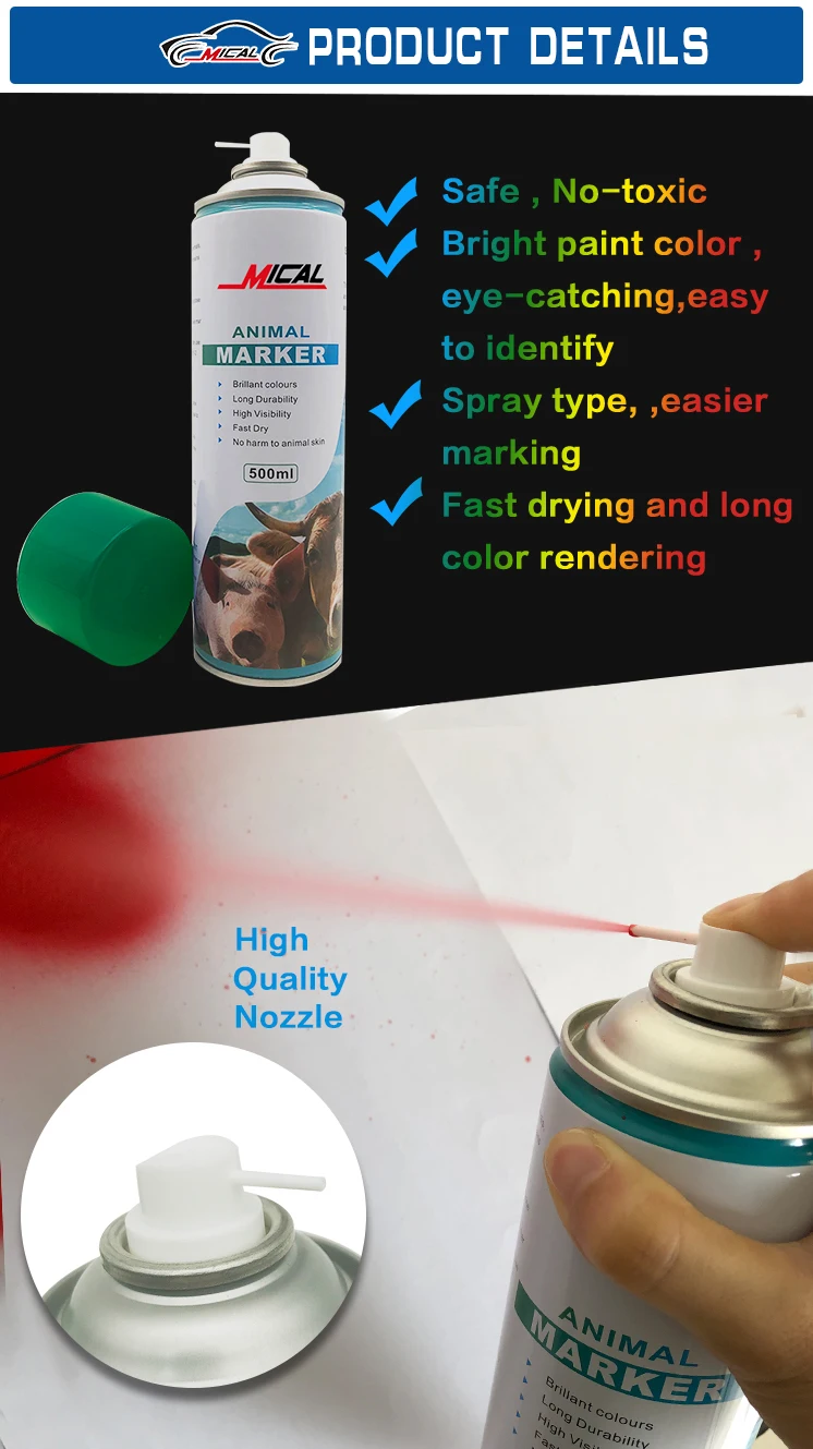 New Product Animal  veterinary marking use Animal Marker Spray Paint Pig Cattle Sheep Tag Marking Animal Marking Paint Spray  gricultural equipment animal husbendry equipment cow cattle sheep pig animal paint marker colored crayon marker/animal colored crayon marker/Veterinary Animal Marker  Animal Marking Paint Spray Animal Marker Aerosol Animal Marking Paint Animal Marker
.jpg