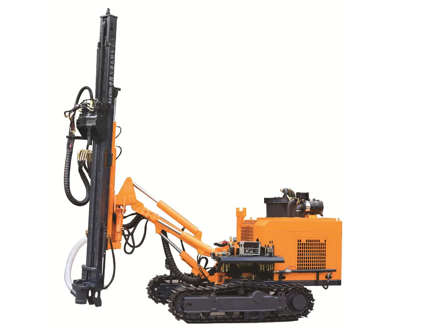 热卖新设计采矿液压履带式深硬便携式岩石钻机用于爆破孔