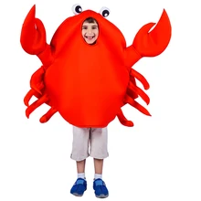 AWAVM Lot De 2 Chapeau Crabe Costume Crabe Réglable Avec Fantaisie Parti Costume Cap Nœud Papillon Gants Enfants Femmes Hommes Adultes Drôle Cadeau Pour Carnaval, Mascarade, Scène