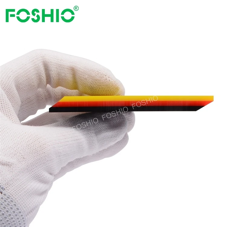 Best Selling Product 3 Layers Different Hardness Rubber Squeegee For