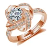 New Cluster prong setting Iced out micro pave crystal diamond wedding band stainless steel brand finger ring men's wedding band