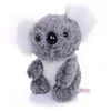 Stuffed Gray Kids Cute 3D Animal Dolls Gifts Soft Hair Sitting Koala Bear Plush Toy for Baby