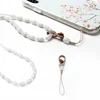 3D Handmade Crystal Clear Bling Diamonds Colorful Shiny Bead Lanyard Cell Phone Case Neck Strap for Iphone X XS/XR/XS MAX Case