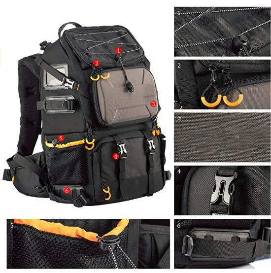 Large Capacity photography bags video camera bags backpack waterproof travel