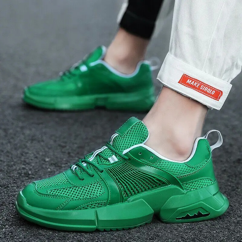 
Mens Running Shoes Jogging Sports Casual Athletic Shoes Fitness GYM Sneakers Ins 