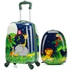 Custom Cartoon ABS Printed Carry On School Suitcase Trolley Children Baby Boys Kids Luggage Bag Sets