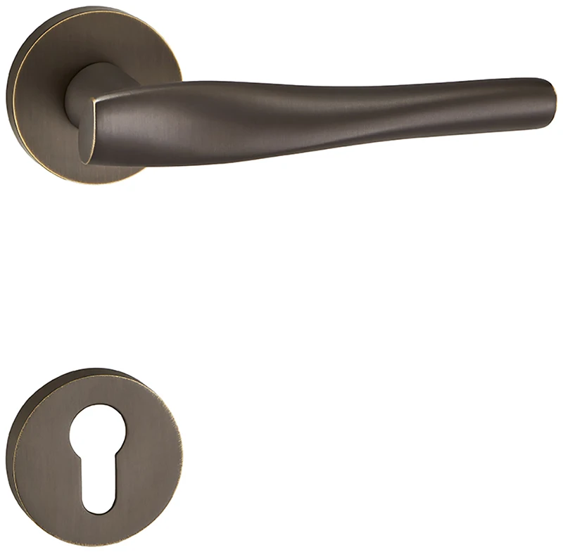 door locks handle / Factory Supply Antiquenc Brass Door Handle Set / Brass Handle
