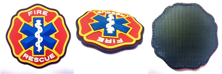 type custom cute pvc garment soft rubber patch