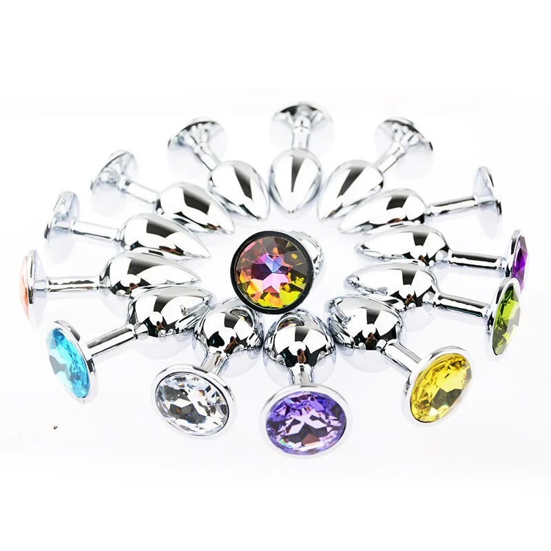 Hot Selling Anal Butt Plug Jewelry Vagina Stimulator Couple Sex Toys ...