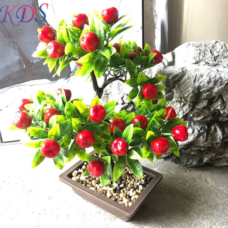 Artificial Fake Flower Potted Plant Bonsai Party Outdoor Garden Home Decoration 