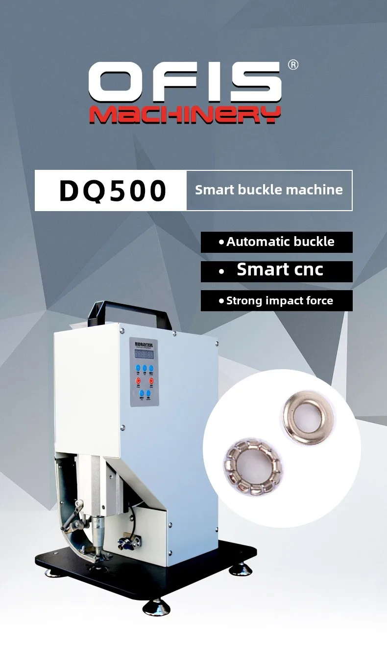 Single Head Automatic Electric Eyelet Machine Laser Positioned Bag Shoe Luggage Tag Buckles Wholesale Hole Punches