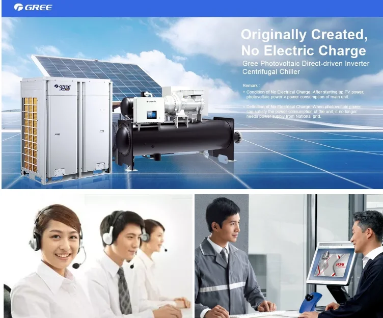 Gree Solar Powered Multi Split Air Conditioning Commercial Solar Air