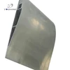 Oem Oval Solid Aluminium Louvre Profile, Sliver 6063 T5 Aluminum Extrusion Blade Louver Panels