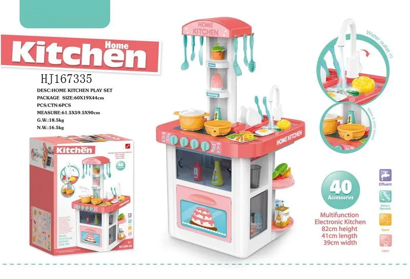 2019 Cocinas De Juguete Cocina De Juguete Toy Kitchen Cooking Toys Sets