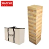 WAFFLE GAMES Amazon Best Selling Giant wooden tumbling tower intelligence stacking toy