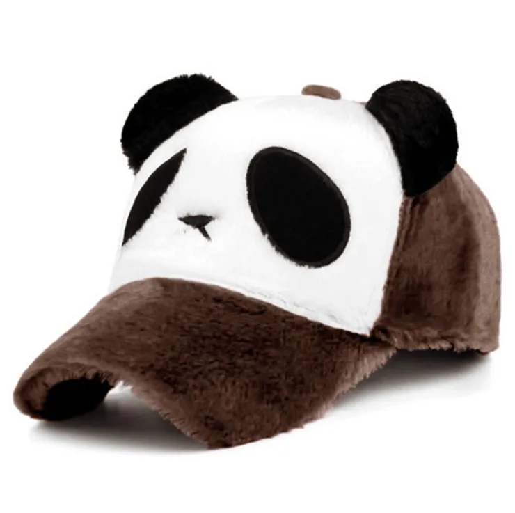 Oidon Panda Pattern Cartoon Cotton Baseball Hats Caps 