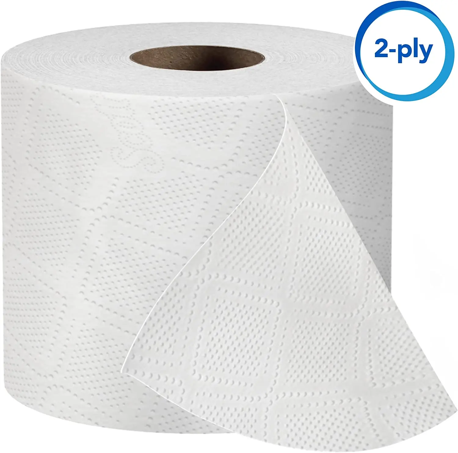 100 Recycled Fiber Bulk Toilet Paper For Business 2ply Standard Rolls