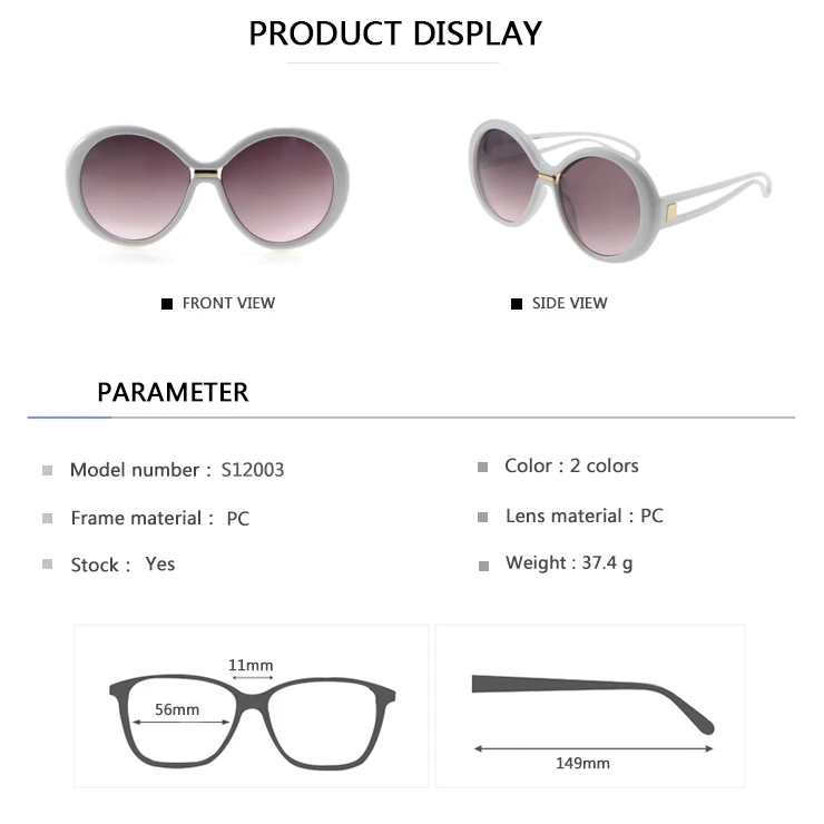 Latest Design round sunglasses women company for man-5