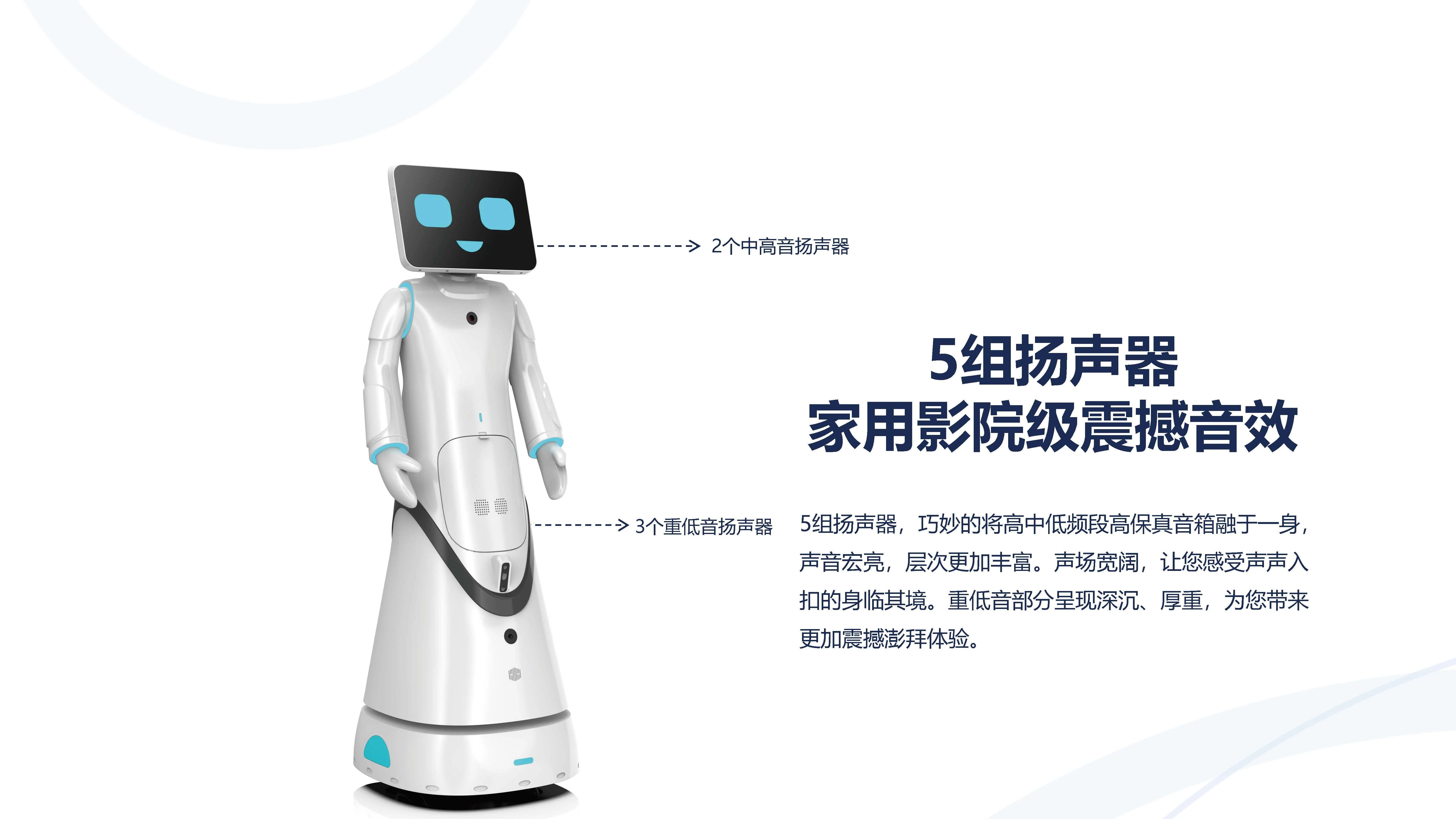 Xiao Qi Xiao Ju New Model Intelligent Robot Welcome Reception Automatic Delivery Service for Government Units Exhibitions Halls supplier