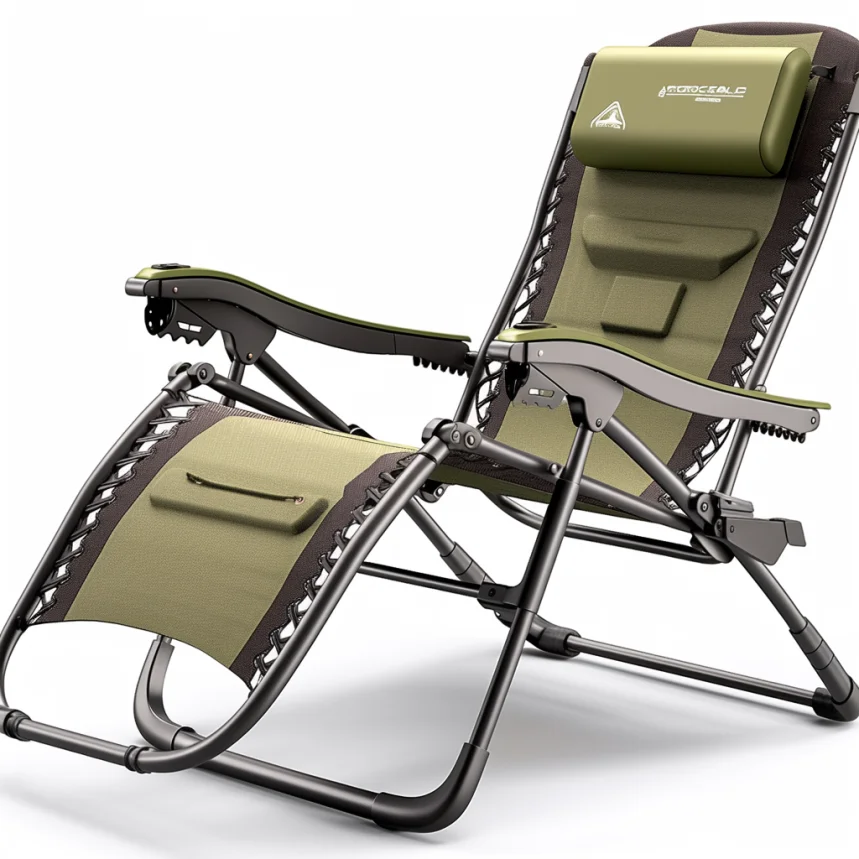 Best Heavy Duty Zero Gravity Outdoor Camping Chair Lightweight Rocking