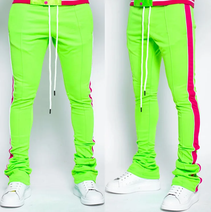 drawstring side stripe design sweatpants