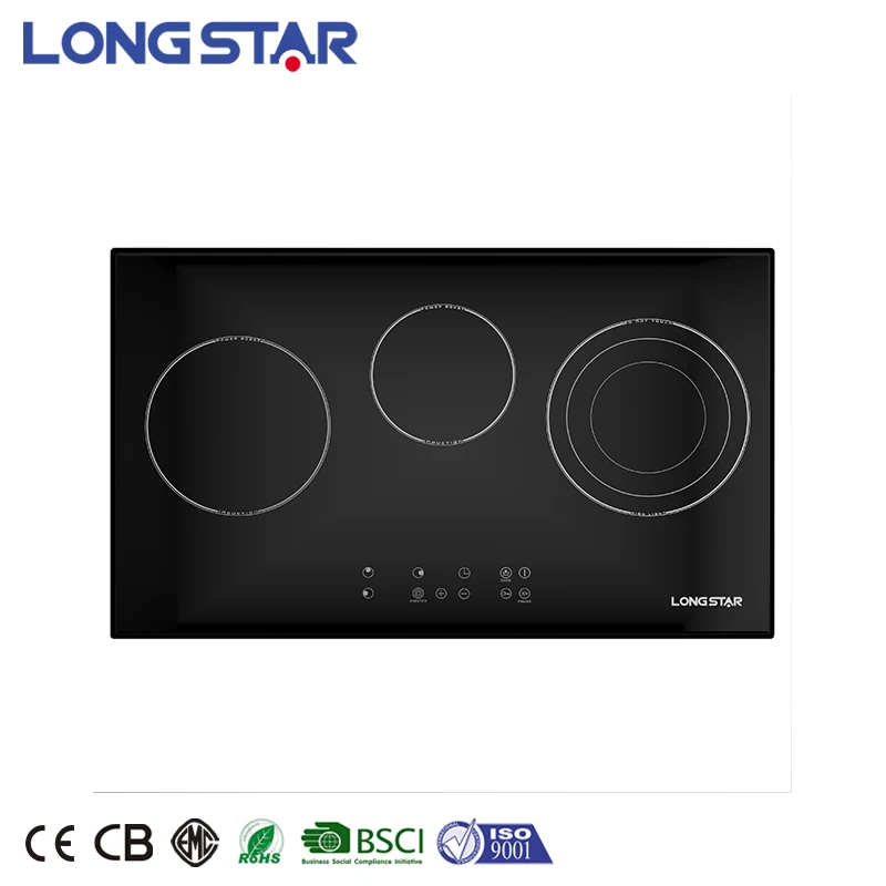 Custom 3 Burner Induction Cooker Induction Hob With 3 Cooking Zones