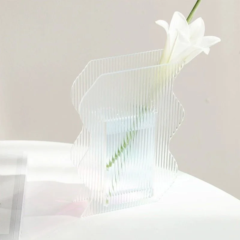 High Quality Wholesale Clear Acrylic Vases Home Decorative Rectangular Rectangle Acrylic Book