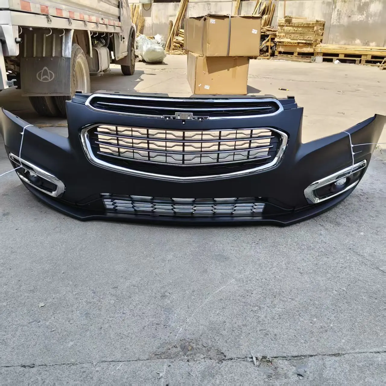New Carbon Black High Quality Front Bumper Cover for Cruze 2015-2016 OE ...