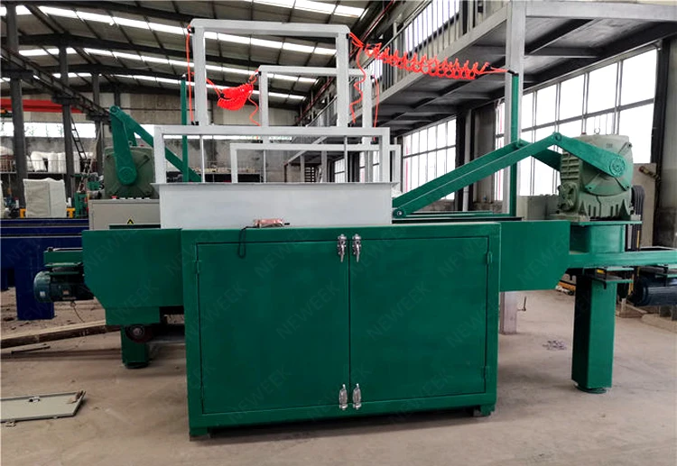 NEWEEK thickness adjustable diesel motor pine wood shaving making machine