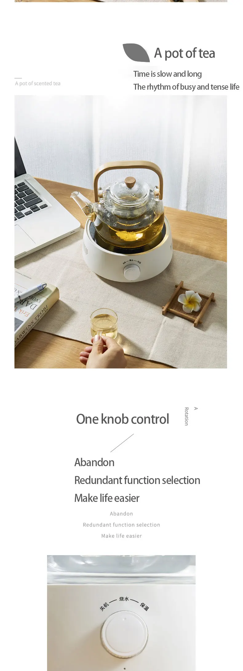 Ceramic Cooktop Household Silent Mini Teapot Non Stove Plastic Cb Ce Commercial