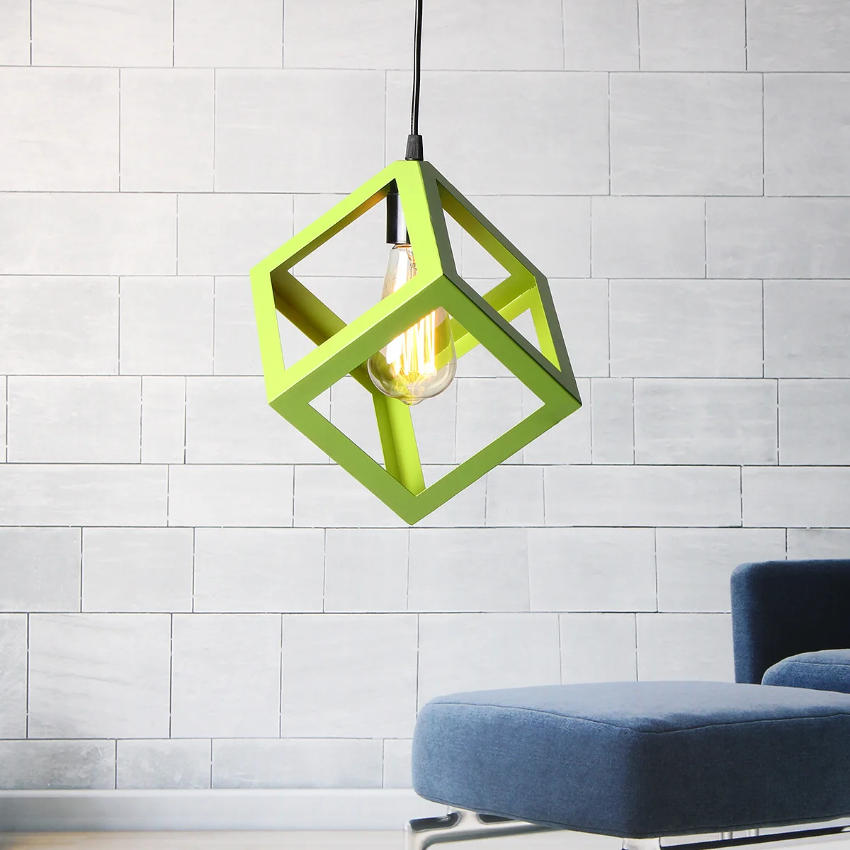 Best-selling Loft Design Indoor Hanging Light Geometric ceiling lamp led for sale