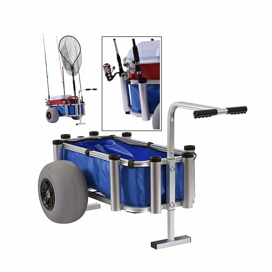 foldable fishing carts with wheels beach