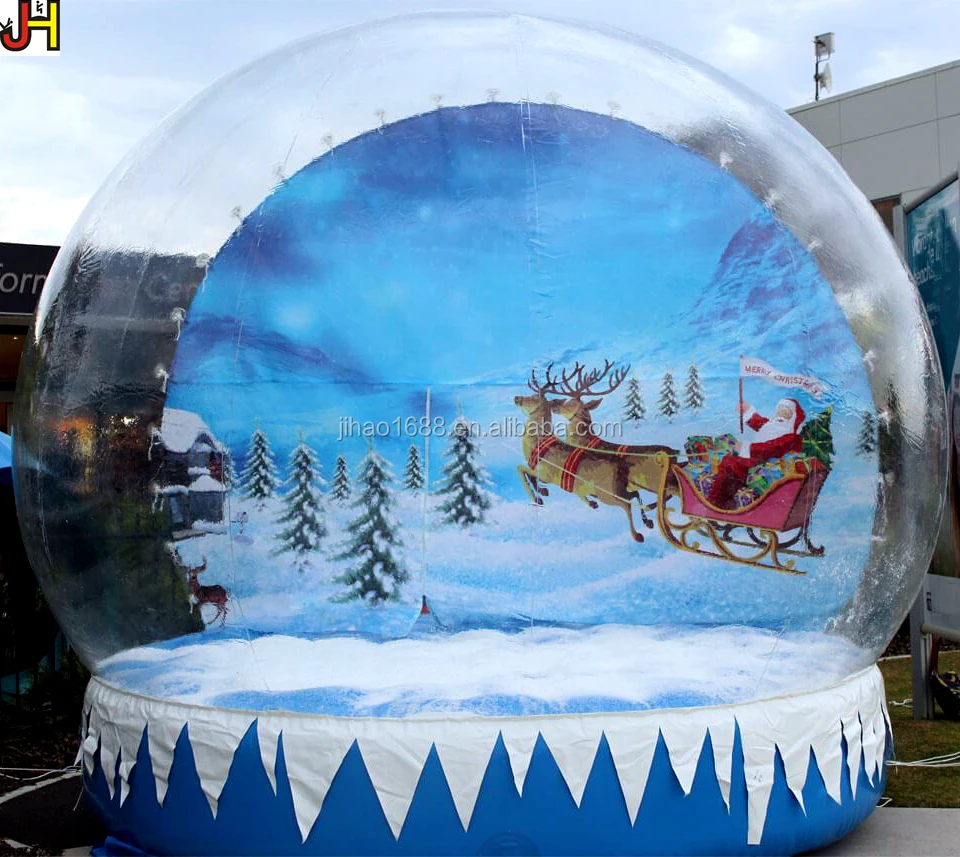 Christmas Inflatable Snow Globe Inflatable Human Snow Globes Balloon
