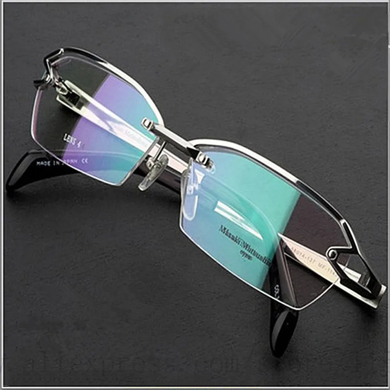 Fonex — lunettes en titane pur sans bords, pour homme, monture optique, costume de lecture, collection 2020
