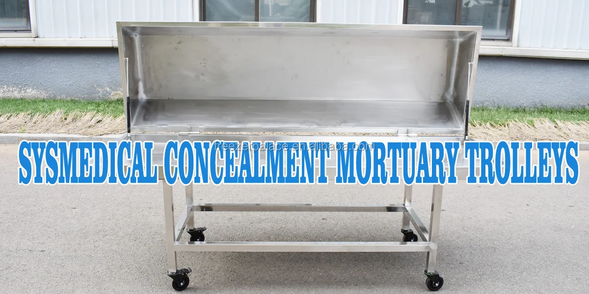 Forensic Corpse Transportation Cart mortuary Transfer Trolley