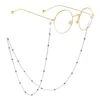 Wholesale Beaded Eyewear Chain Sunglasses Cord Strap Gold and Silver Glasses Lanyard for Women Girls
