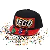 Wholesale Fashion Flat Brim Blocks Diy Baseball Legos Hat Custom Baseball Snapback Legos Hats Cap With Building Blocks