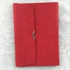 3 folds A5 PU leather diary Lady design notebook for custom wholesale