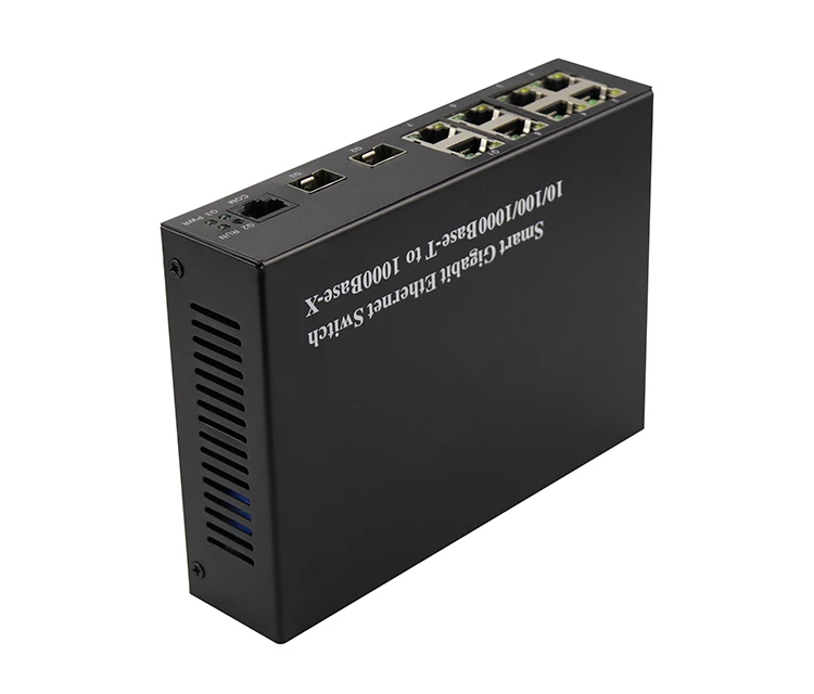 Bandwidth 20gbps 2*1000m Sfp Manageable Switch Network 8 Port Buy