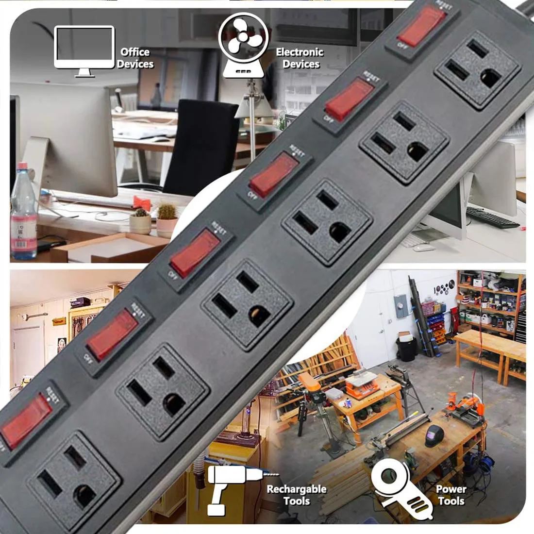 6 Outlet Relay Controlled Power Strip New Buy Power Strip,Relay