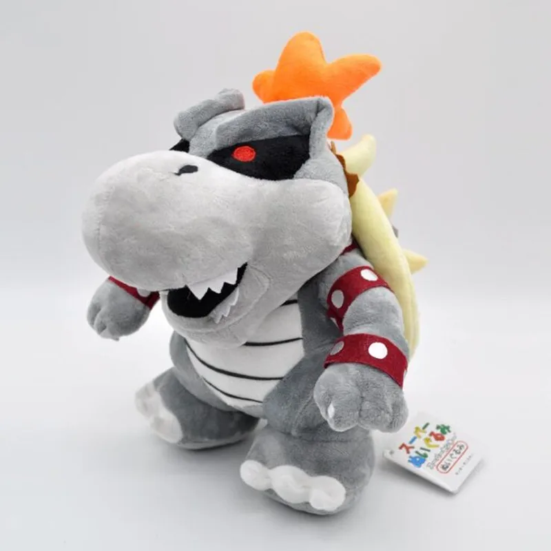 Hot Sale Super Mario Game Character Gray Dragon Plush Stuffed Toys ...