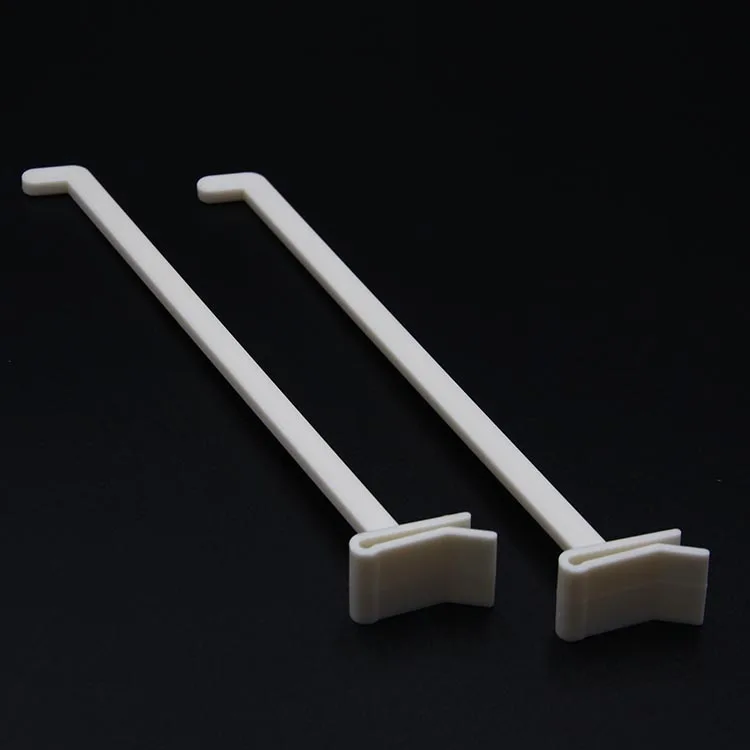 Double Loop Pegboard Single Slatwall Hooks Long Butterfly Wide Abs